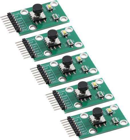5 قطعة 5 طريقة الملاحة مفتاح وحدة تبديل 5D الروك شريحة واحدة لوحة المفاتيح المستقلة الأخضر PCB لمشاريع DIY in Kuwait