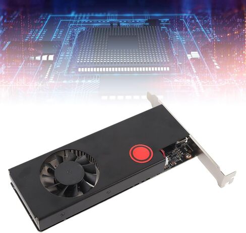 Graphics Card, 4GB DDR5 128 Bit 1116MHz 1653MHz PCI Express 2.0 16X Video Card for Desktop Computer, with HD Multimedia Interface and DisplayPort in Kuwait