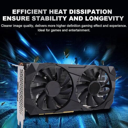 RTX 2060 Graphics Card, 6GB GDDR6 192 Bit Gaming Video Card with Dual Cooling Fans, for 1080p 2K AAA Deep Learning Super Sampling in Kuwait