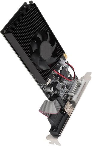 بطاقة رسومات، 1 جيجا DDR3 64 بت 500 ميجا هرتز كور 589 ميجا هرتز، بطاقة فيديو PCI Express 2.0 x16 مع واجهة وسائط متعددة عالية الدقة VGA DVI، لألعاب الكمبيوتر والعمل in Kuwait