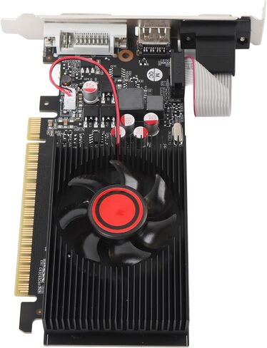بطاقة رسومات GT730 4 جيجا DDR3، بطاقة فيديو 128 بت مع تردد أساسي 650 ميجا هرتز وDVI VGA مزدوج، لألعاب الكمبيوتر 10 11 Vista in Kuwait