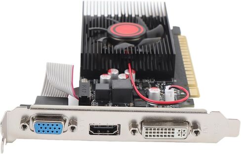 بطاقة رسومات GT730 4 جيجا DDR3، بطاقة فيديو 128 بت مع تردد أساسي 650 ميجا هرتز وDVI VGA مزدوج، لألعاب الكمبيوتر 10 11 Vista in Kuwait