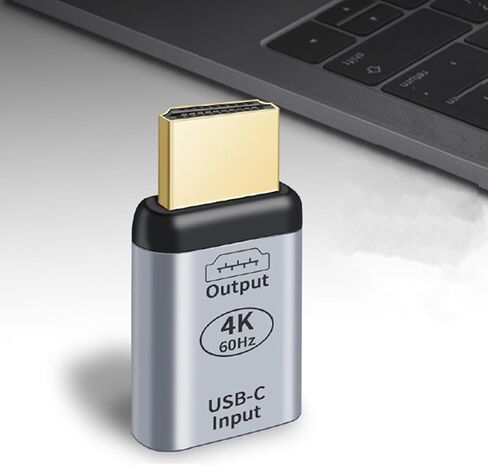 USB Type-C Female (Source) to HDMI Male (Display) Converter Adapter 4K 60hz for Monitor Tablet & Phone in Kuwait