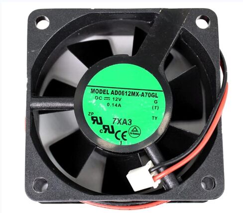 AD0612MX-A70GL DC12V 0.14A 60X60X25mm 2-Wire Cooling Fan in Kuwait