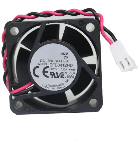 DC12V 0.12A EFB0412HD 4020 4cm 2-Wire Large air Volume Silent Cooling Fan in Kuwait