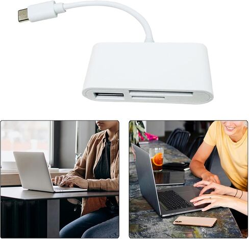 قارئ بطاقة ذاكرة USB C 3 فتحات لـ TF لقراءة الكاتب في وقت واحد للهاتف USB C للهواتف الذكية in Kuwait