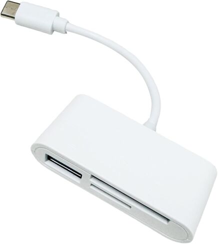 قارئ بطاقة ذاكرة USB C 3 فتحات لـ TF لقراءة الكاتب في وقت واحد للهاتف USB C للهواتف الذكية in Kuwait
