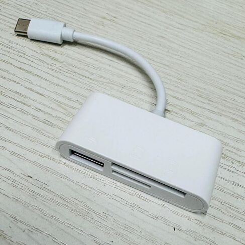 قارئ بطاقة ذاكرة USB C 3 فتحات لـ TF لقراءة الكاتب في وقت واحد للهاتف USB C للهواتف الذكية in Kuwait