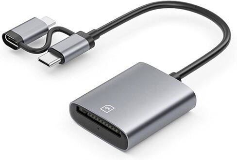 8Pin Type C MS Card Reader Adapter for Phone Pad Aluminum Alloy Memory Sticks Storage Two Slot Card Reader in Kuwait