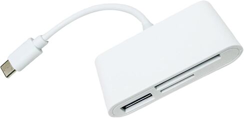 قارئ بطاقة ذاكرة USB C 3 فتحات لـ TF لقراءة الكاتب في وقت واحد للهاتف USB C للهواتف الذكية in Kuwait