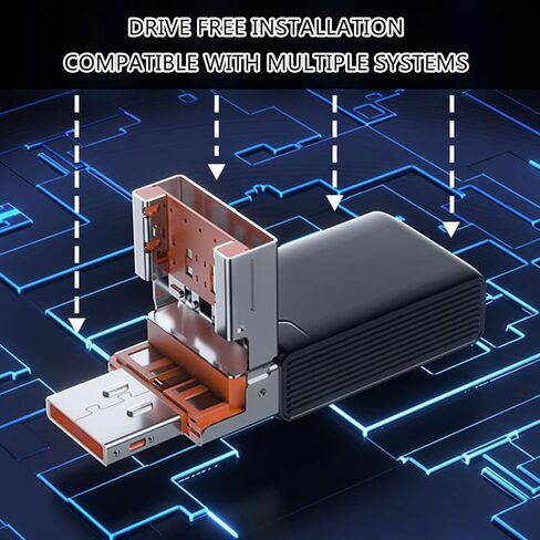 قارئ بطاقات الذاكرة USB MicroSDs من النوع C، يدعم النقل السريع للبيانات للمصورين ومنشئي المحتوى قارئ بطاقات الذاكرة من النوع C in Kuwait