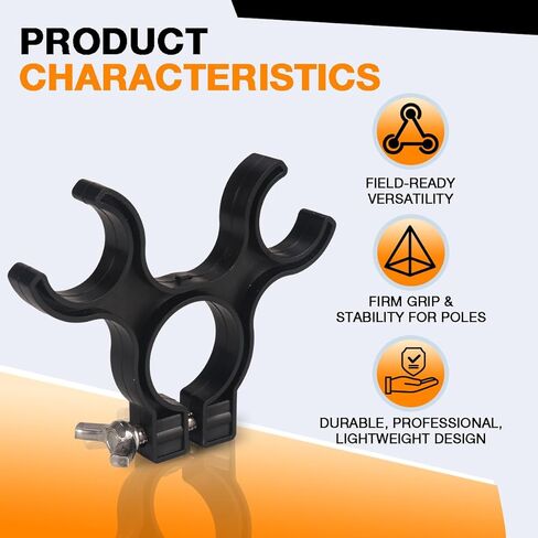 مشبك ساق MOETER Bipod ورأس برغي الإبهام، مشبك Bipod خفيف الوزن لعمود GPS، عمود المنشور، المسح، تخطيط البناء، والعمل الميداني GNSS in Kuwait