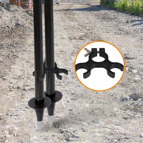 مشبك ساق MOETER Bipod ورأس برغي الإبهام، مشبك Bipod خفيف الوزن لعمود GPS، عمود المنشور، المسح، تخطيط البناء، والعمل الميداني GNSS in Kuwait