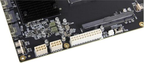 توسيع Plx88096 Pcie4.0، عرض اللوحة الأساسية لوحدة معالجة الرسومات الرباعية 65 مم in Kuwait