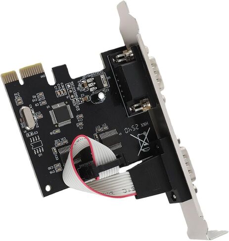 بطاقة وحدة التحكم المضيف التسلسلية Ciciglow PCIE مع منفذين RS232 لـ - رائعة للقياس الصناعي وإدارة الخدمات اللوجستية - واجهة PCIE X1 in Kuwait