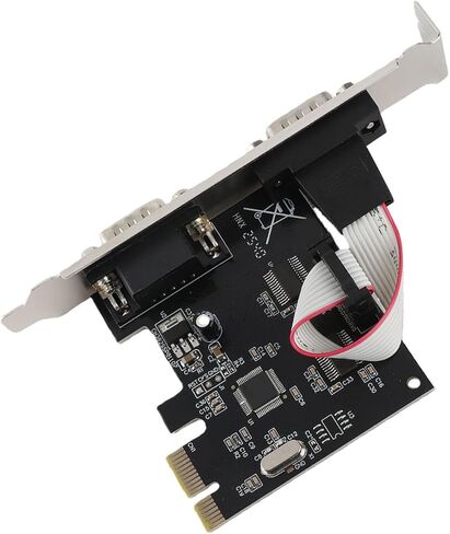 بطاقة وحدة التحكم المضيف التسلسلية Ciciglow PCIE مع منفذين RS232 لـ - رائعة للقياس الصناعي وإدارة الخدمات اللوجستية - واجهة PCIE X1 in Kuwait