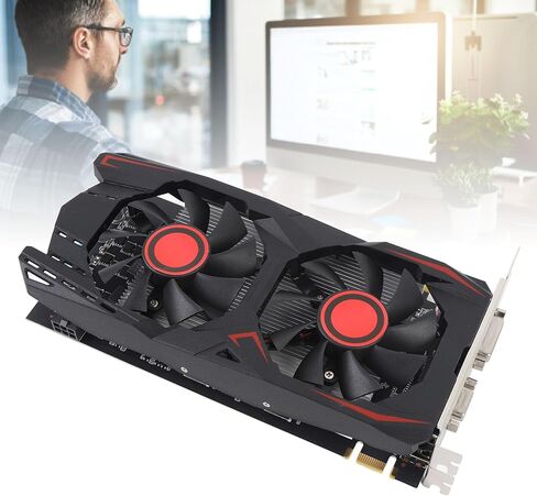 6GB GDDR5 Memory, Efficient Quiet Cooling, Easy Installation Gaming Video Card, Premium Materials with Wide Compatibility for 10 in Kuwait