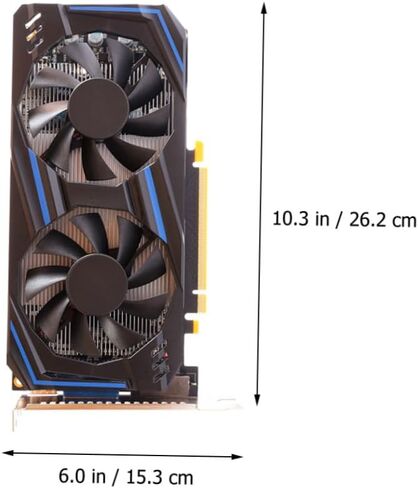DOITOOL Gtx550ti 6gb Gddr5 192 Bit Graphics Card for Desktop Computer Gaming, Pci Interface Video Card with 192-bit Memory Interface, Computer Accessories for High-Performance PC in Kuwait