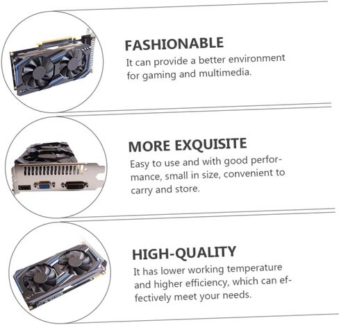 DOITOOL Gtx550ti 6gb Gddr5 192 Bit Graphics Card for Desktop Computer Gaming, Pci Interface Video Card with 192-bit Memory Interface, Computer Accessories for High-Performance PC in Kuwait