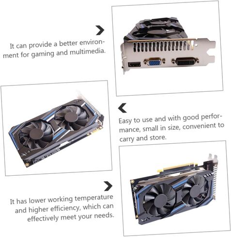 DOITOOL Gtx550ti 6gb Gddr5 192 Bit Graphics Card for Desktop Computer Gaming, Pci Interface Video Card with 192-bit Memory Interface, Computer Accessories for High-Performance PC in Kuwait