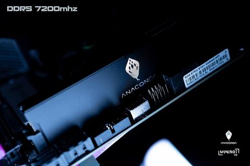 ANACOMDA DDR5 6000MHz CL38 Gaming RAM 32GB(2x16GB), Intel XMP 3.0 Ready, AMD EXPO Compatible, High-Performance Overclocking UDIMM, Made in Taiwan in Kuwait