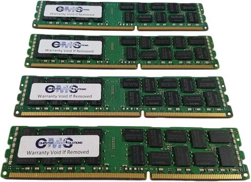 CMS 32GB (4X8GB) DDR3 8500 1066MHZ ECC Registered Quad Rank DIMM Memory Ram Upgrade Compatible with Supermicro® X8Sil-F, X8Sie-Ln4, X8Sie-Ln4F Board for Server Only - B26 in Kuwait