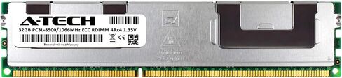 استبدال ذاكرة الوصول العشوائي A-Tech سعة 32 جيجابايت لـ Hynix HMT84GR7AMR4A-G7 | DDR3/DDR3L 1066MHz PC3L-8500R 4Rx4 1.35V ECC RDIMM وحدة ذاكرة DIMM مسجلة ذات 240 دبوس in Kuwait