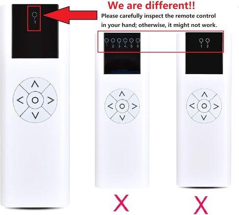 New AC114-01 Blinds Remote Control，1 Channel RF Transmitter(433.92Mhz) for Electric Blind, Shade and Sunshade in Kuwait