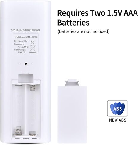New AC114-01 Blinds Remote Control，1 Channel RF Transmitter(433.92Mhz) for Electric Blind, Shade and Sunshade in Kuwait