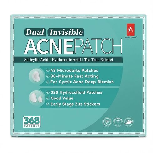 Acne Patches Microdarts for face cute with Salicylic Acid, Hyaluronate-Hydrocolloid pimple patches Microneedle large in Kuwait