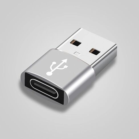Sorandy USB Type C Female to USB A Male Adapter, 4Pcs Aluminum Alloy Portable Converter, Stable Connection Adapter with Reliable Performance, Ideal for Phone, Tablet, Hub & Notebook in Kuwait