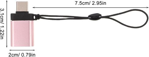 Veemoon 12pcs USB to Type-c OTG Adapter Set USB-c Converter for Flash Drives and Keyboards Metal USB-c Adapter for Mobile and Computer Connectivity Multi-Color USB Transfer Cable in Kuwait