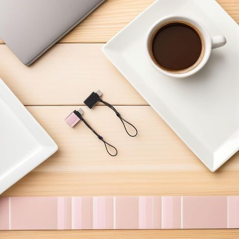 Veemoon 12pcs USB to Type-c OTG Adapter Set USB-c Converter for Flash Drives and Keyboards Metal USB-c Adapter for Mobile and Computer Connectivity Multi-Color USB Transfer Cable in Kuwait