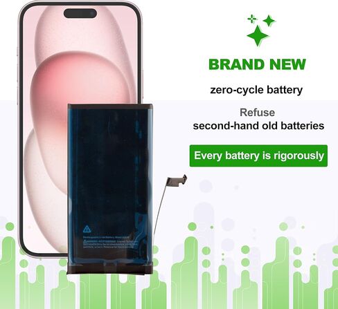 بطارية A3039 15 Plus 3.87V 5000mAh، متوافقة مع iPhone 15 Plus، تأتي مع أداة تركيب البطارية in Kuwait