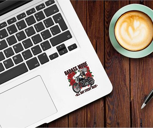 30PCS Biker Babe Stickers Pack – Waterproof Vinyl Motorcycle Girl Stickers with Quotes, Helmets, Bikes for Laptop, Helmet, Toolbox, Journal, Water Bottle – Badass Biker Decals for Women in Kuwait