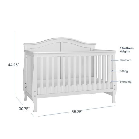 Child Craft Camden 4-in-1 Lifetime Convertible, Cool Gray in Saudi Arabia