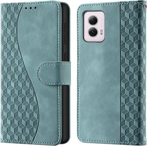 for Motorola Moto G Power 2024 Wallet Case with Card Holder, RFID Blocking Credit Slots Kickstand Shockproof Phone Cover Fit for Moto G Power 2024 Phone Case Purple in Saudi Arabia