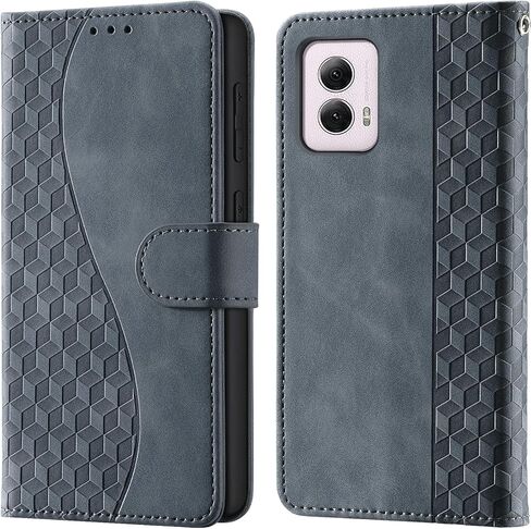 for Motorola Moto G Power 2024 Wallet Case with Card Holder, RFID Blocking Credit Slots Kickstand Shockproof Phone Cover Fit for Moto G Power 2024 Phone Case Purple in Saudi Arabia