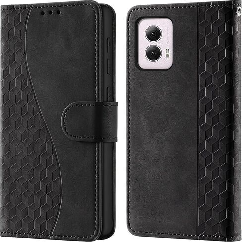 for Motorola Moto G Power 2024 Wallet Case with Card Holder, RFID Blocking Credit Slots Kickstand Shockproof Phone Cover Fit for Moto G Power 2024 Phone Case Purple in Saudi Arabia