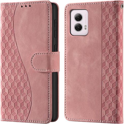 for Motorola Moto G Power 2024 Wallet Case with Card Holder, RFID Blocking Credit Slots Kickstand Shockproof Phone Cover Fit for Moto G Power 2024 Phone Case Purple in Saudi Arabia