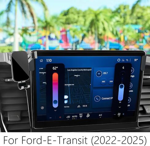 Car Phone Holder for Ford E-Transit Cargo Van 2022-2026 and Transit Passenger Van HD-XLT/XLT 2023-2026【 12 inch Touch Screen 】 Auto Interior Accessories Best Cell Phones Mount Cellphone Stand in Kuwait