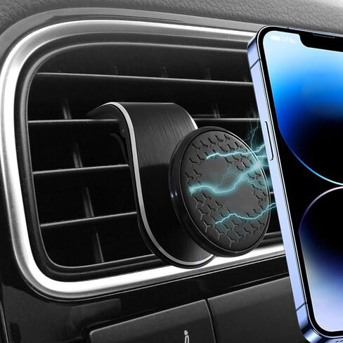 Magnetic Phone Holder, Strong Magnetic Phone Mount for Car, 360 Adjustable Magnetic Car Phone Holder Mount, Universal Car Vent Cellphone Holder Fit for All Smartphones (Silver) in Kuwait
