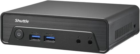 Shuttle XPC NE10N Nano PC، بدون مروحة، وحدة المعالجة المركزية N100، ذاكرة الوصول العشوائي 8 جيجابايت، 250 جيجابايت SSD، وحدة المعالجة المركزية رباعية النواة 3.4 جيجا هرتز، شاشة مزدوجة، LAN، WiFi+BT، Win 11 Pro (8 جيجابايت رام + 250 جيجابايت SSD) in Kuwait