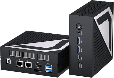 كمبيوتر msecore AI Mini مع Ultra 9 285H (16 نواة، الحد الأقصى 99TOPS، حتى 5.4 جيجا هرتز)، 64 جيجا بايت DDR5 RAM 1 تيرابايت PCIE 4.0 SSD كمبيوتر سطح المكتب، 1 * HDMI، 1 * DisplayPort، 1 * USB4.0، 8K، 2.5G LAN، WiFi 6e، Windows 11 Pro in Kuwait