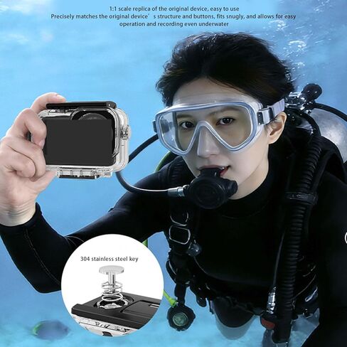 Fabater S Osmo Action 6, 60M Water Proof Case, Underwater Housing with Anti Fog Lens and for S Action 6 Camera Accessories in Kuwait