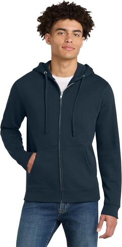 District ® V.I.T. ™ Fleece Full-Zip Hoodie DT6102 in Saudi Arabia