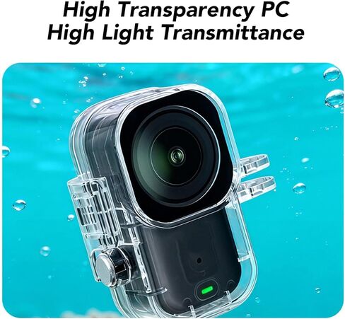 Jiawu Dive Case for S Nano Camera, 45M Underwater Water Proof Protective Shell for Diving Surfing Snorkeling Water Sports in Kuwait