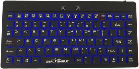 Seal Silk Mini Glow™ Waterproof Silicone Keyboard - Backlit- S89G in Kuwait