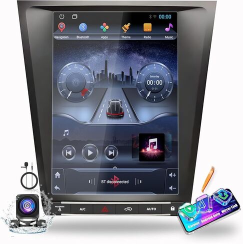 لكزس GS GS300 GS350 GS400 GS450H GS460 2005-2011 Tesla Style CarPlay Android Auto Navigation Stereo GPS Radio Camera 12.8 "IPS Touchscreen Headunit Media Player إذا كان ذلك ممكنًا ثماني النواة 4G + 64G in Kuwait