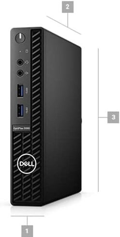 كمبيوتر مكتبي ديل اوبتيبلكس 3080 مايكرو | كور i5-10500T - محرك الأقراص الصلبة SSD سعة 256 جيجابايت - ذاكرة الوصول العشوائي 8 جيجابايت | 6 نوى بسرعة 3.8 جيجا هرتز Win 11 Pro Black (متجدد) in Kuwait